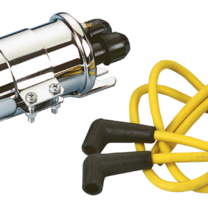 BOBINE CROMATE THUNDERBOLT completa di cavi e staffa