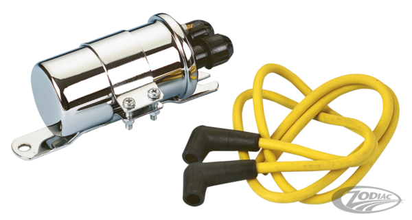 BOBINE CROMATE THUNDERBOLT completa di cavi e staffa