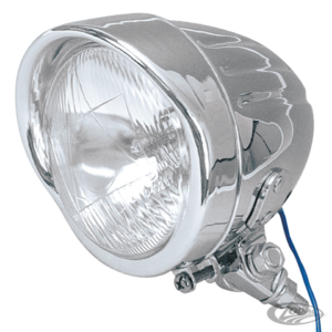 FARO SUPPLEMENTARE CROMATO DA 4 1/4" LONG BODY CON ATTACCO INFERIORE