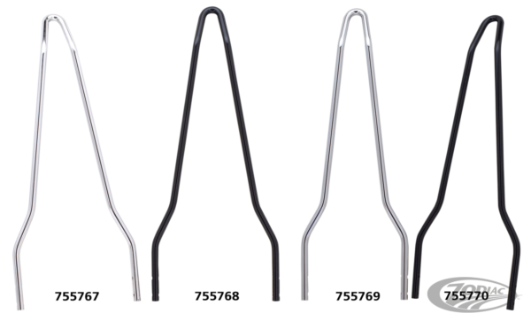 SISSY BAR A MONTAGGIO RIGIDO WESTLAND CUSTOMS CROMATO