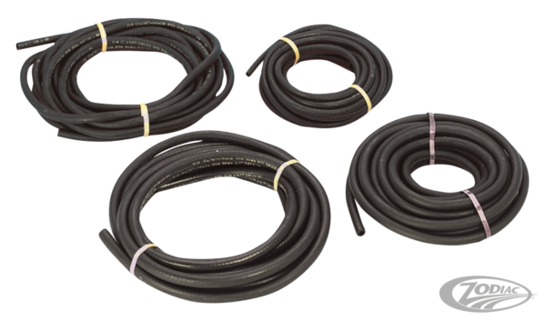 TUBO OLIO/CARBURANTE IN NEOPRENE NERO   Diam. interno 3/8" (9.5mm)