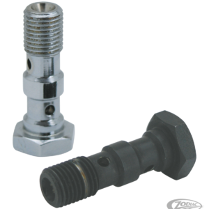 BULLONE BANJO DOPPIO     Acciaio inox  3/8 UNF