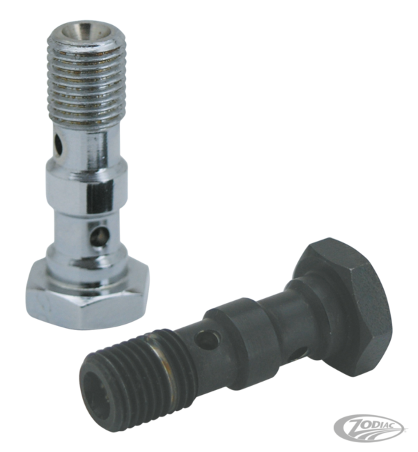 BULLONE BANJO DOPPIO Cromato 3/8 UNF