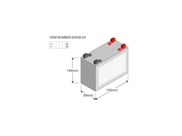 Quadflex AGM Battery AGM, 240 A, 16.5 Ah - immagine 3
